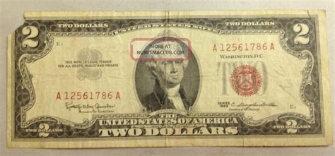 red seal $2 bills